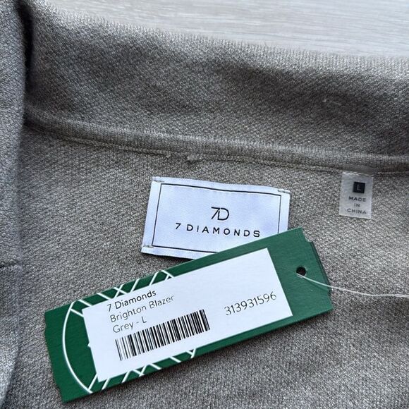 7 Diamonds Men's Brighton Grey Blazer - Size Large Stitch Fix NWT - Picture 5 of 5